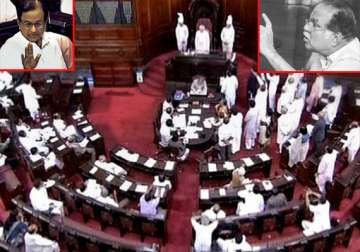 chidambaram p j kurien quarrel inside rajya sabha opposition stunned