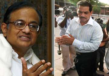 chidambaram rules out probe into vadra dlf business deals