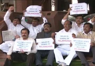 cong mps from telangana boycott party meeting on fdi