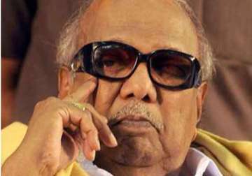 congress accuses karunanidhi of creating new controversy