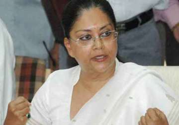 congress leaders flustered with modi s popularity raje