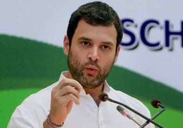 congress serious about fighting corruption rahul