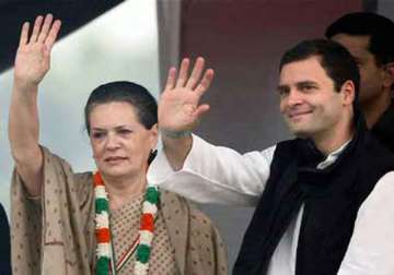 live reporting sonia rahul reject opinion polls say modi balloon will explode release manifesto