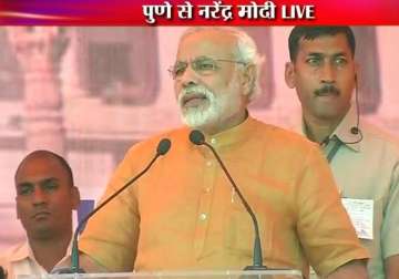 congress will be blown away by winds of change says modi in pune rally