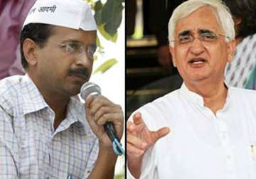 kejriwal s demand for khurshid s resignation rejected by congress