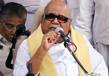 dmk does not need support of national parties karunanidhi
