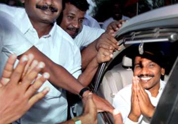 day after release from jail a raja attends parliament