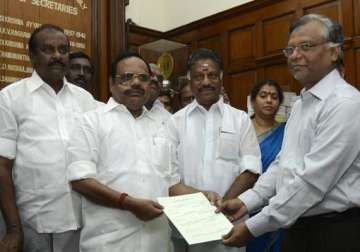 dhanapal elected speaker of tamil nadu assembly