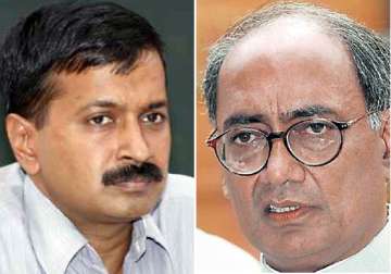 digvijay questions off shore funding of kejriwal s ngo