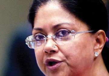 do you think a man is really running this country asks bjp leader vasundhara raje