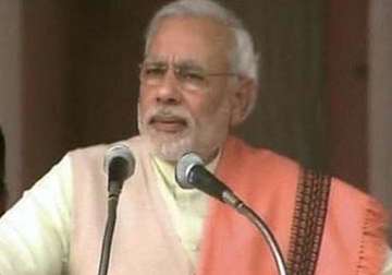 dream is to see pen or plough in hands not guns says modi