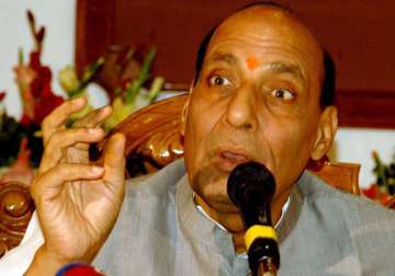 food security bill is political gimmick in hurry rajnath