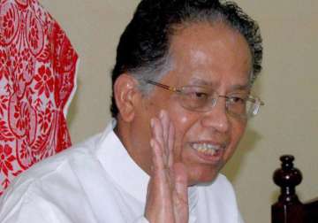 gogoi rules out division warns against violence