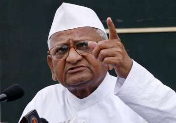 have not promised support to any party anna hazare