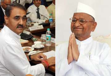hazare should focus on corruption not politics praful patel