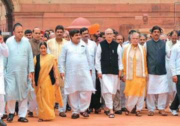 hectic parleys in bjp over post poll role for leaders
