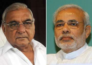 hooda competing with modi