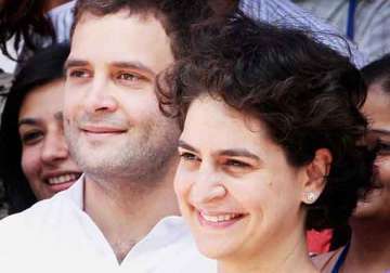 in pics priyanka campaigns for sonia in rae bareli rahul gandhi campaigns in rajasthan