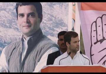 in pics rahul gandhi s rally in himachal pradesh