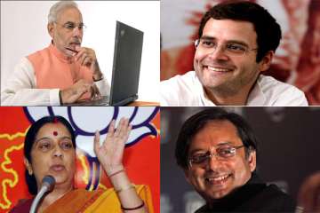 india s 10 most active politicians on facebook twitter