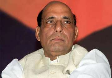 rajnath violates model code of conduct nc complains to ec