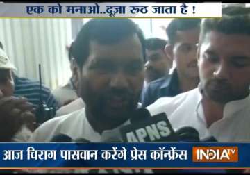 discontent in ljp over raw deal in seat sharing for bihar polls