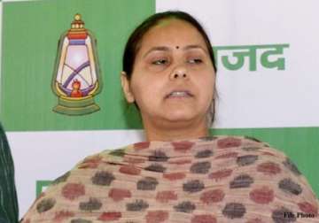 pm modi paid for insulting bihar says lalu s daughter misa bharti