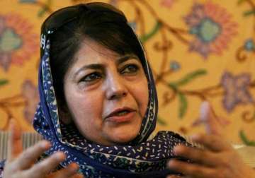mehbooba mufti remains undecided about govt formation in j k
