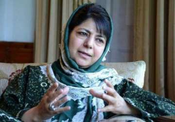 mehbooba condemns killing of youth in budgam