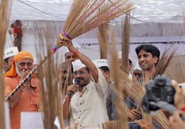 with aap expected to sweep delhi broom demand shoots up