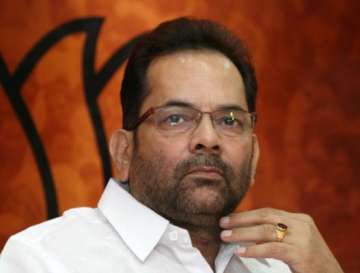 mukhtar abbas naqvi muslim face of bjp stages a comeback