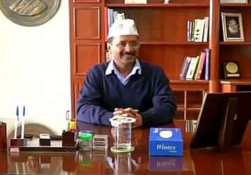 new cm arvind kejriwal holds meetings at secretariat