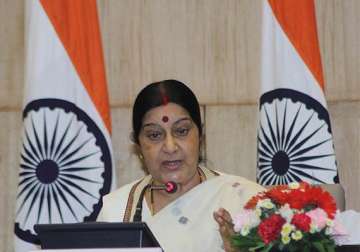 sushma swaraj meets families of 40 indians held captive in iraq