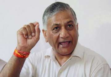 have not offered to resign says v k singh