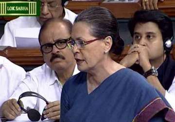 constitution s ideals and principles under threat sonia gandhi in lok sabha