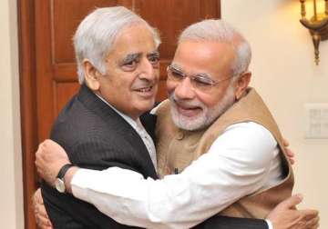 pm modi to attend swearing in of pdp bjp govt led by mufti sayeed