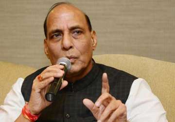 why didn t pakistan raise kashmir at ufa rajnath singh