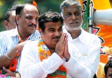 haryana polls congress ncp rule hindered maharashtra s growth says nitin gadkari