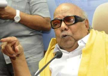 dmk not to contest assembly by election karunanidhi