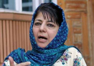 mehbooba says not afraid of criticism for going ahead with bjp meets governor