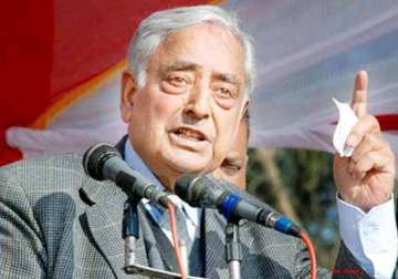 india pak should exercise restraints at the borders mufti mohammad sayeed