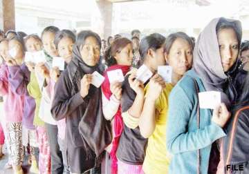 88 per cent voting in nagaland by poll