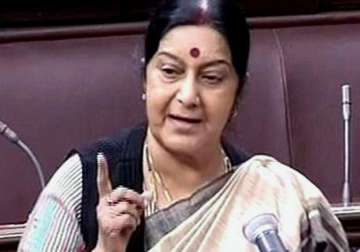 i raised 26/11 mumbai attacks with pakistan sushma tells rajya sabha