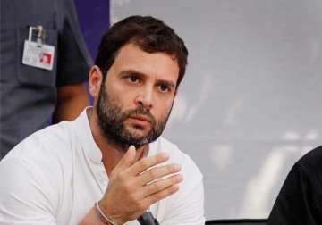 pm modi sensing defeat in bihar claims rahul gandhi