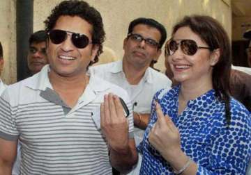 in pics assembly polls in maharahstra haryana celebrities cast their votes