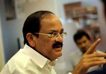 opposition using dalit suicide for cheap political gains venkaiah naidu