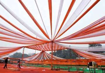 ramlila maidan gears up to host modi on jan 10