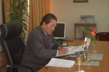 mizoram cm lal thanhawla criticises ntpc for not starting work on kolodyne