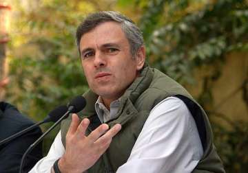 omar abdullah takes a swipe at mufti over kashmiri pandit township issue