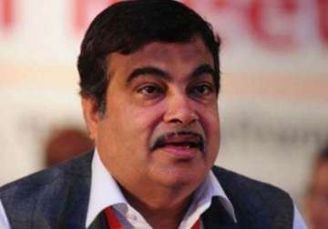 nitin gadkari lays foundation stone for four laning of national highway 6
